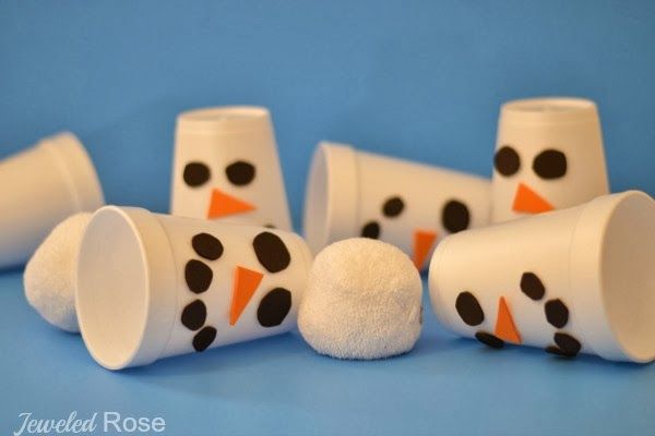 Snowman slam Christmas game for kids